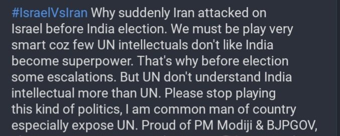 Dinesh03067318's tweet image. #SuperprimetimeMax  INDIA Elections BIG Expose By Open AI. Now open AI finding Israel company hand in anti BJP. Check my 15th April 2024 tweet UN is involved to control INDIA election,  Then 1st May Deepfake link exposed. @narendramodi @AmitShah @BJP4India @republic ReadBelow 👇