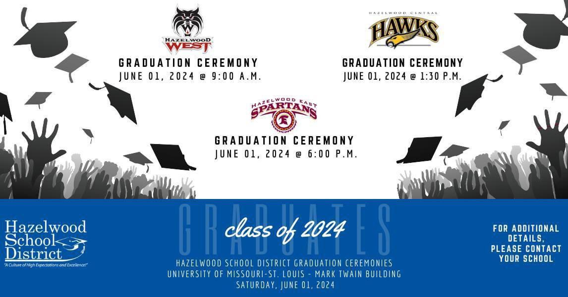 HSD community, we are excited to welcome you to the graduation ceremonies for the class of 2024!

For those without a ticket, the ceremonies will be live streamed on the HSD YouTube channel: youtube.com/@hsdboardofedu…