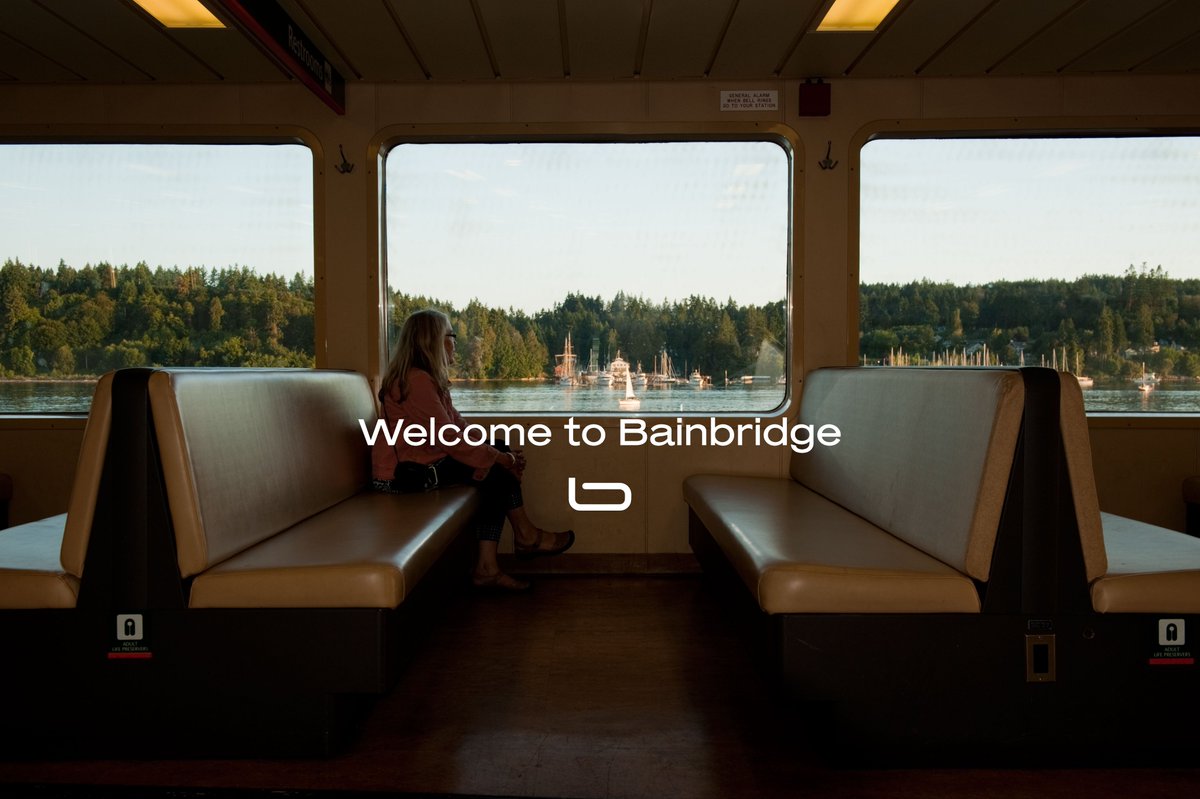Bainbridge's tweet image. Welcome to Bainbridge
