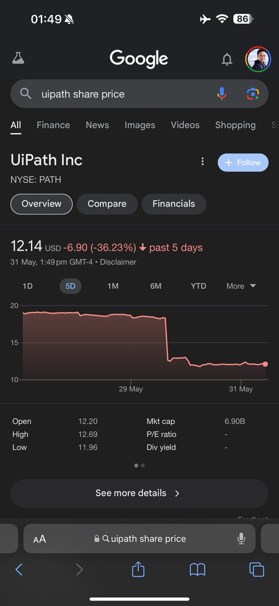 swyx's tweet photo. btw if you as a developer have not been paying attention to the tech earnings season, look out. 

basically market is bifurcating ai winners and losers hard rn. if you’re not an ai arms dealer or ai consumer company we basically just flipped to a bear market this week

currently concerned 2024/25 layoff season will make 2022/23 look like a cake walk