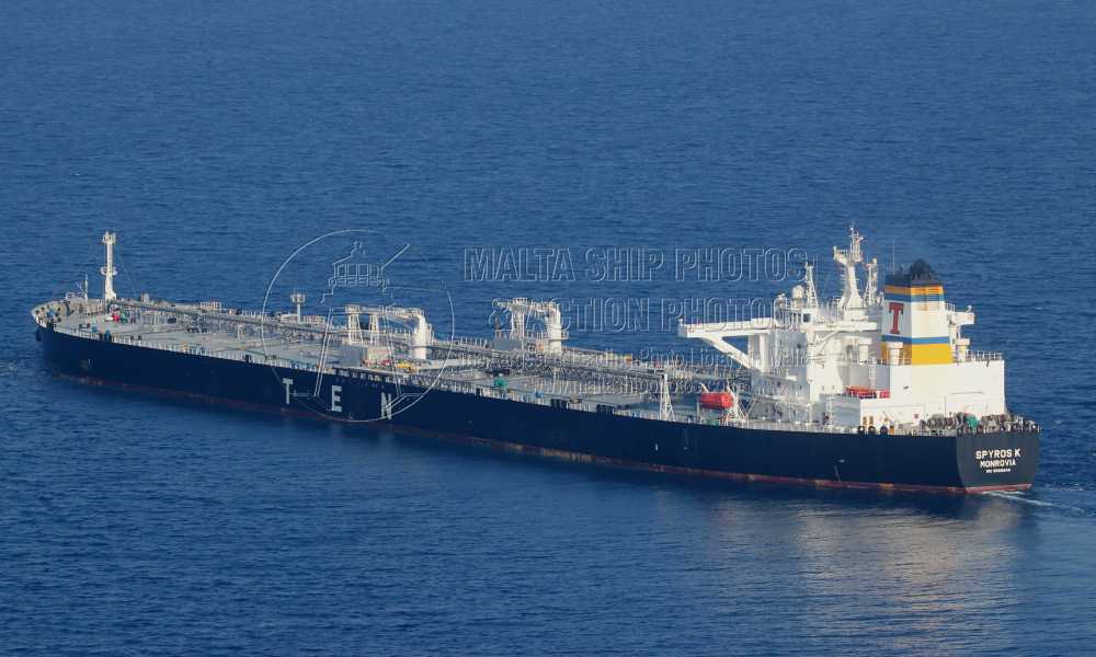 Shipguru's tweet photo. #TsakosEnergyNavigation (#TEN) #Crudeoiltanker #SPYROS_K #underway #offshoreMalta - 03.05.2015 - https://t.co/nfgboxcB5B - NO PHOTOS can be used or manipulated without our permission https://t.co/GZNJwkM7xg