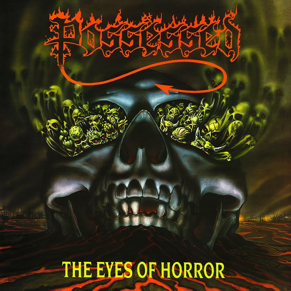 MetalGarage12's tweet photo. Album of the Day! 📰🗓️💿💻🎛️ 🍺
Band: Possessed⛓️
Album: The Eyes of Horror 💽
Genre:  Death Metal☠️
Country: EUA 🇺🇸
Release date: 31/05/1987 | Label: Combat Records

Listen at:
https://t.co/ZMWYh9ALkb
____________
#Possessed #deathmetal #MetalGarage https://t.co/0wpg0rQ2wy