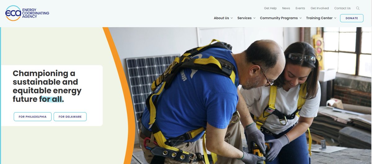 ECA (Energy Coordinating Agency) (@phillyenergy) on Twitter photo Exciting announcement: ECA's new website and logo are here! 
Since 1984, ECA has stood at the intersection of social justice and climate action. And when you've been focused on providing trusted community service for 40 years, you deserve a refresh!
ecasavesenergy.org Exciting announcement: ECA's new website and logo are here! 
Since 1984, ECA has stood at the intersection of social justice and climate action. And when you've been focused on providing trusted community service for 40 years, you deserve a refresh!
ecasavesenergy.org