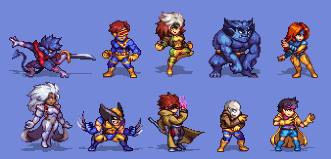 Orkimides's tweet image. To #pixelart My X-Men
#XmenFanart