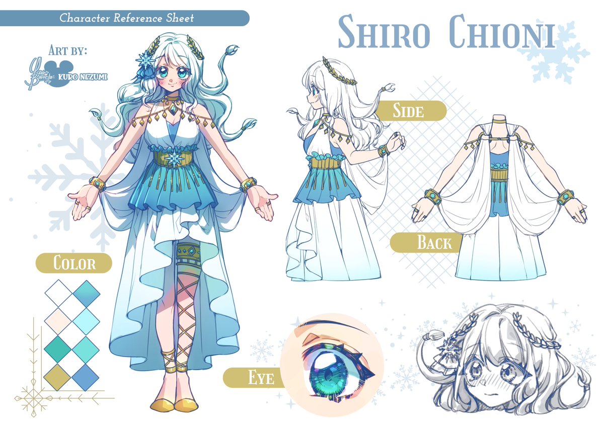 Kuronezumi6's tweet photo. #VGenComm Reference sheet + Outfit creation Combo for RedLariat !❄️🤍 https://t.co/3dJ5egbIfB
