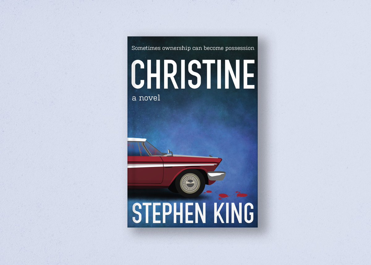 illustralice's tweet photo. 🚘 Christine #2!

▶️ Did you read it ?

#bookcover #bookcoverdesign #couverturedelivre #livre #book #christine #stephenking #catherinecasalino #catcasalino #design #bookdesign #car #voiture #horror #horreur #plymouth https://t.co/4tQC3Xzz0z