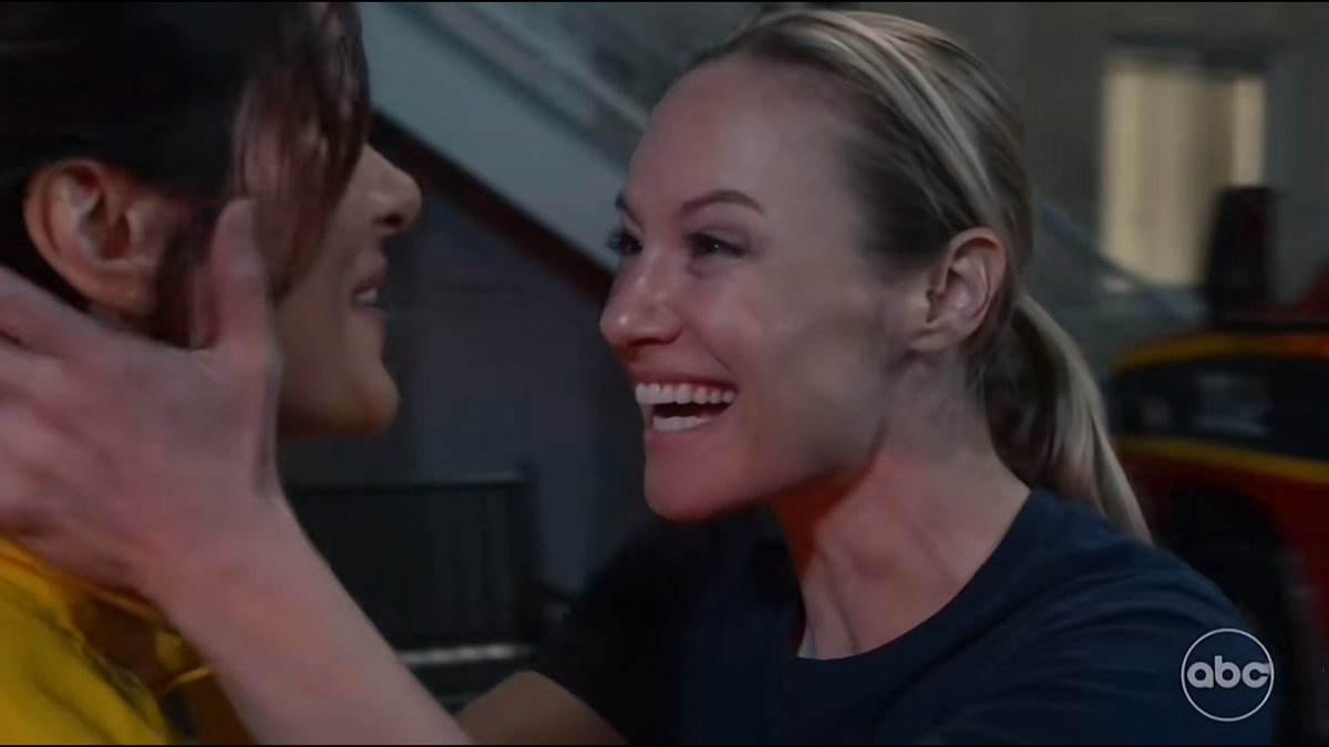 GREAT!
She is happy right now.
#station19 #mayabishop #carinadeluca #daniellesavre #stefaniaspampinato