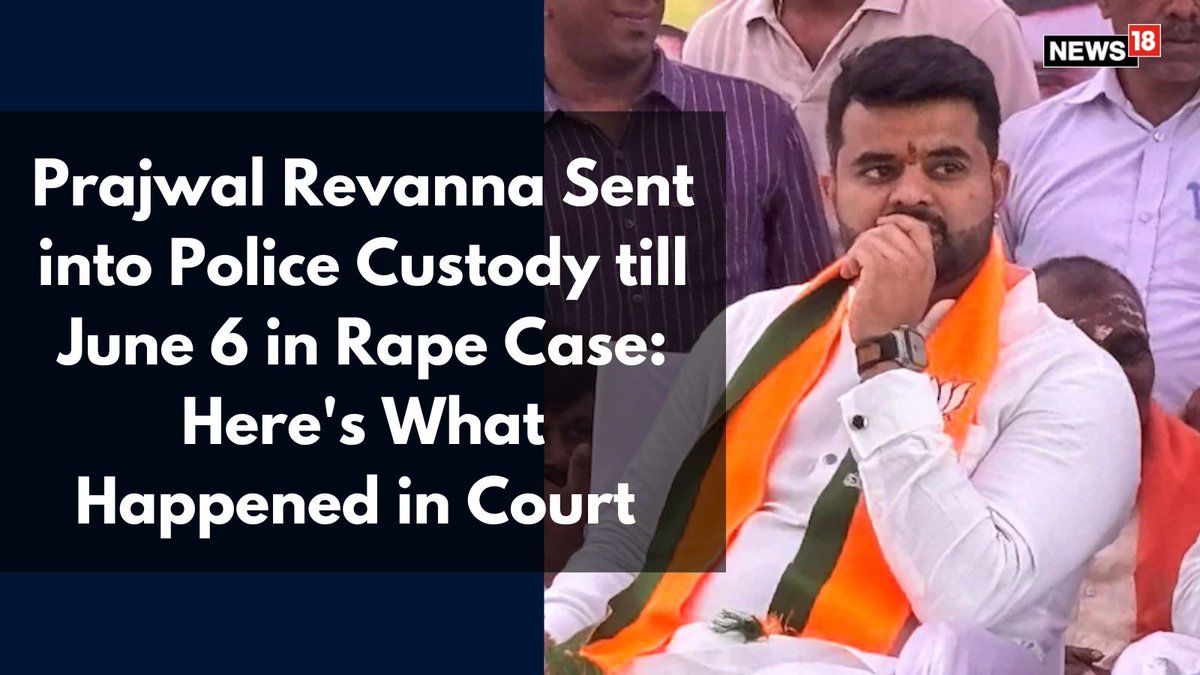 The Hassan MP who had left the country on April 26, finally flew back into Bengaluru from Munich, Germany, and was arrested past midnight by the #SIT at the Bengaluru international airport on May 31. He has so far been booked in three cases of #sexualassault

By: @Rohini_Swamy
