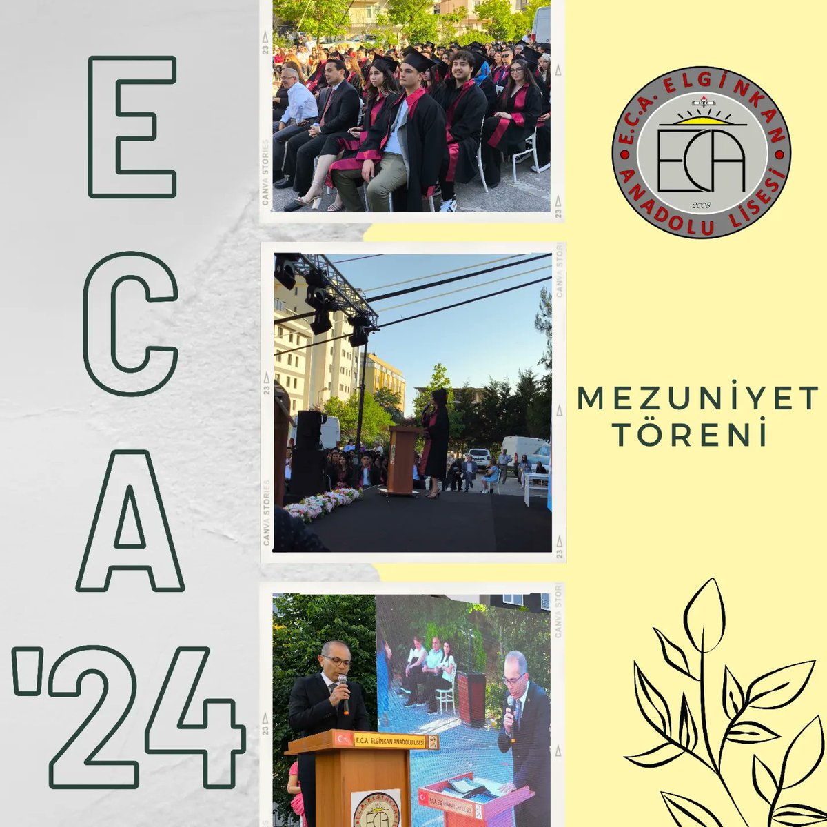 ecaelginkan's tweet photo. 2024 Dönem mezuniyet töreni okul bahçemizde yapıldı.
@maltepemem34 
#ecaelginkananadolulisesi https://t.co/2Gs5q605wO