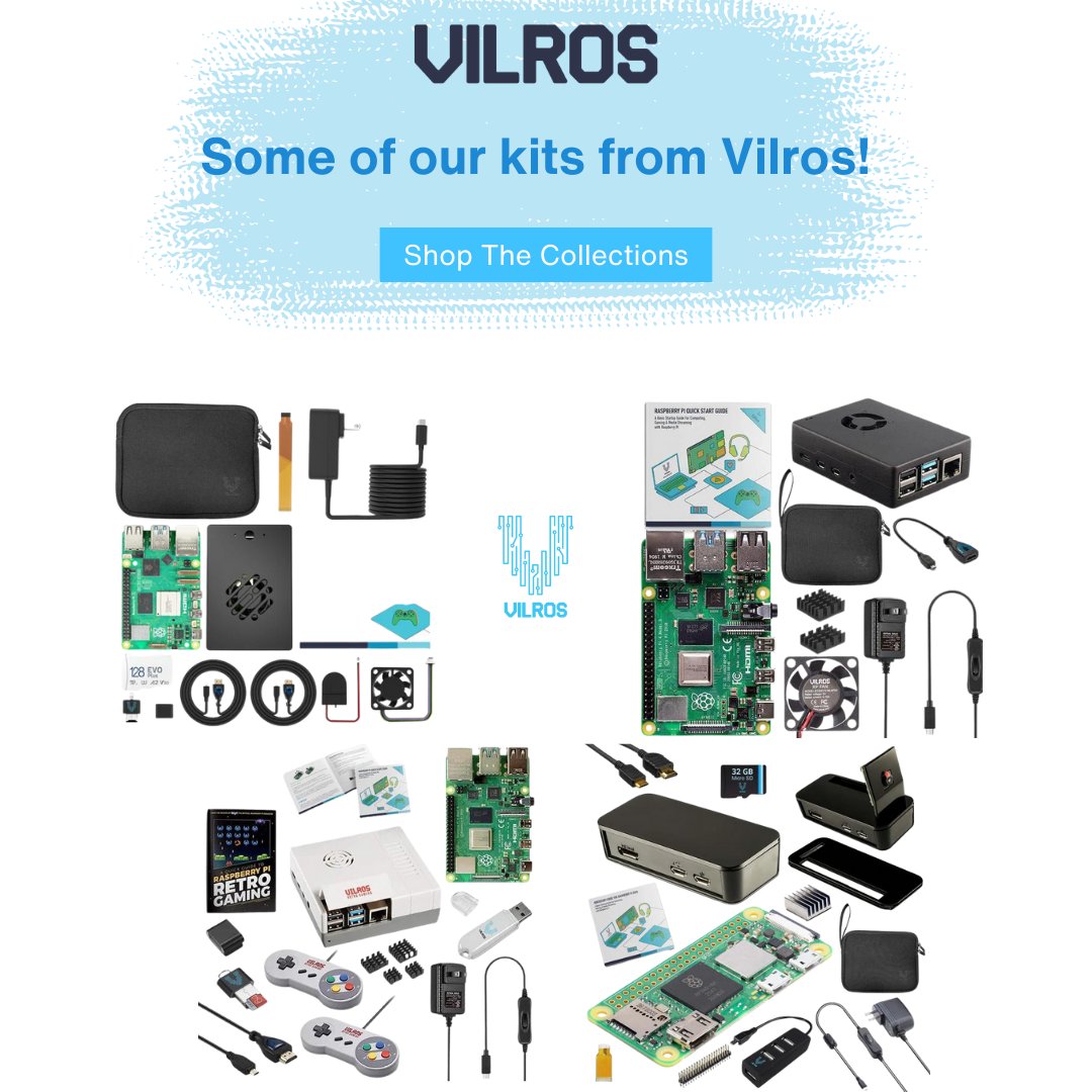 Check out all of the different kits that we have here at Vilros!😉

Click the link below!
vilros.com/collections/ra…

#RaspberryPi5 #VilrosRaspberryPi #DIYTech #MakerCommunity #IoTProjects #EmbeddedSystems #TechInnovation #MiniComputing #CodingLife #TechEnthusiast #InnovationHub