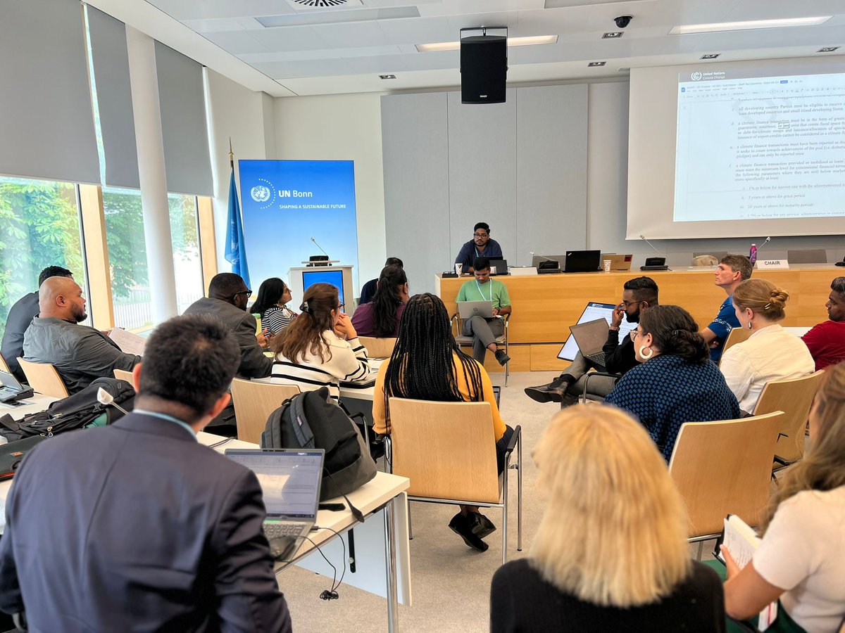 AOSISChair's tweet image. AOSIS Assembles - Bonn Climate Change Conference 2024 

Small island developing states #climate champions have converged at @UN in Germany to prepare for the pivotal Climate Meetings #SB60.

We are adamant that special circumstances of SIDS must be at the fore of these decisions.