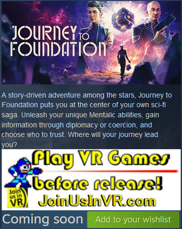 JoinUsInVR's tweet photo. Who else wants to get in and play BEFORE others on Steam can buy?   This gem from @TheFoundationVR looks incredibly good. https://t.co/uuQ5YrjTHn