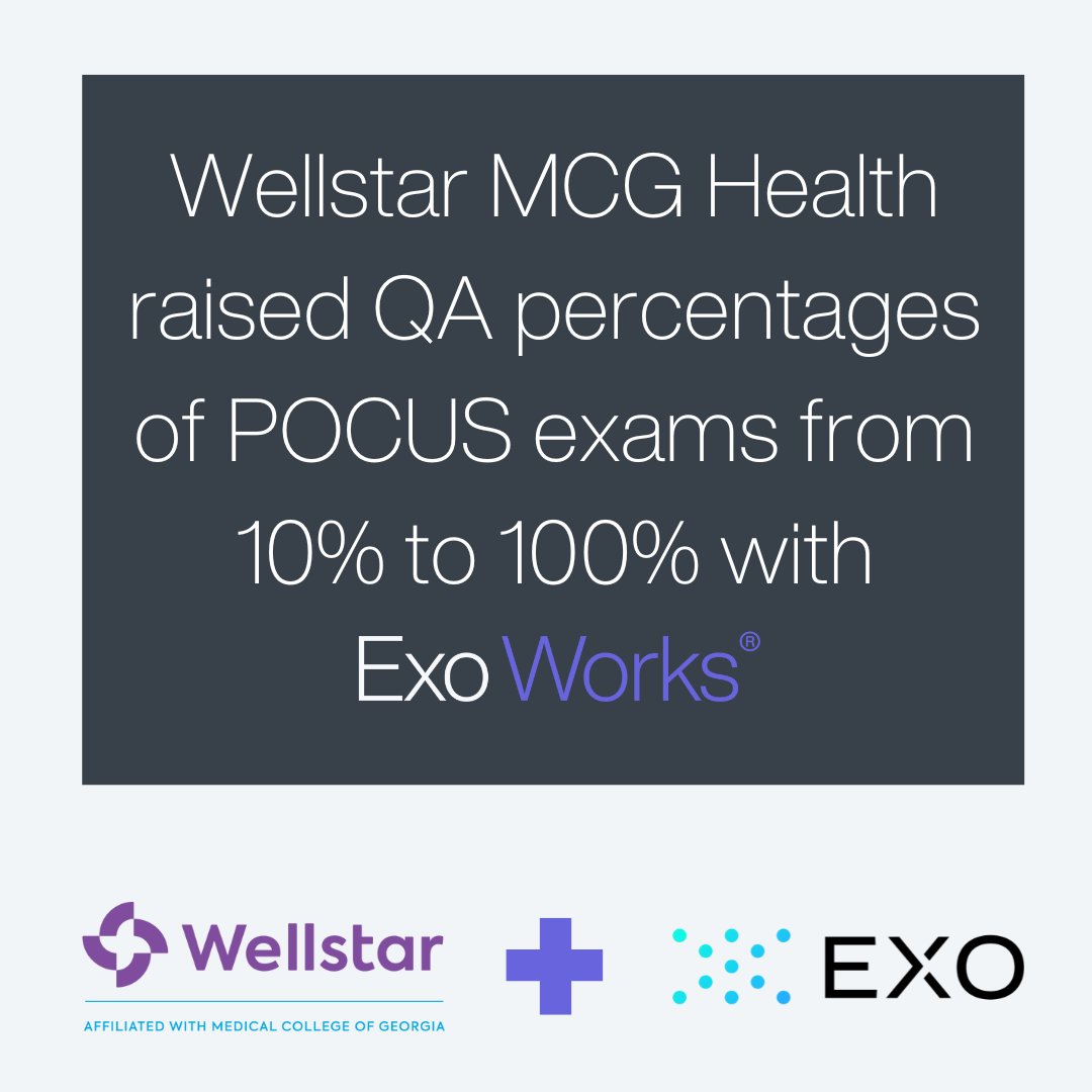 exoeffect's tweet photo. Raising #POCUS exam QA percentages ensures consistent image &amp; documentation quality for #healthcare institutions, benefiting #patientcare. #ExoWorks @wellstarhealth

Learn more: https://t.co/amio6LR80I

#MedTech #POCUSEducation #MedicalImaging #Ultrasound #MedEd #MedTwitter https://t.co/GuPyU5QU8Y