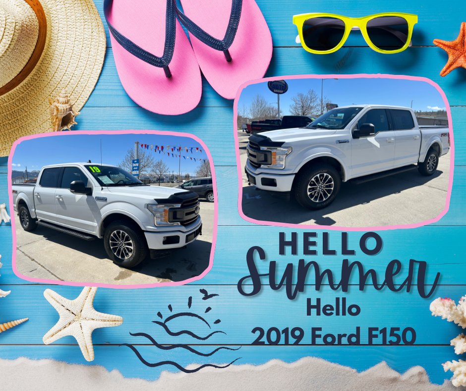 WyomingAuto's tweet photo. 2019 Ford F150! The FX4 off road package offers performance, remote start, and heated seats. ☀️ Haul heavy loads or enjoy a serene drive. Drive a truck built for work and life. #SummerTime #FordTough #hellosummer #workorfun #InspectionCertified https://t.co/mFx8bqMEos https://t.co/cssyJ15WPr