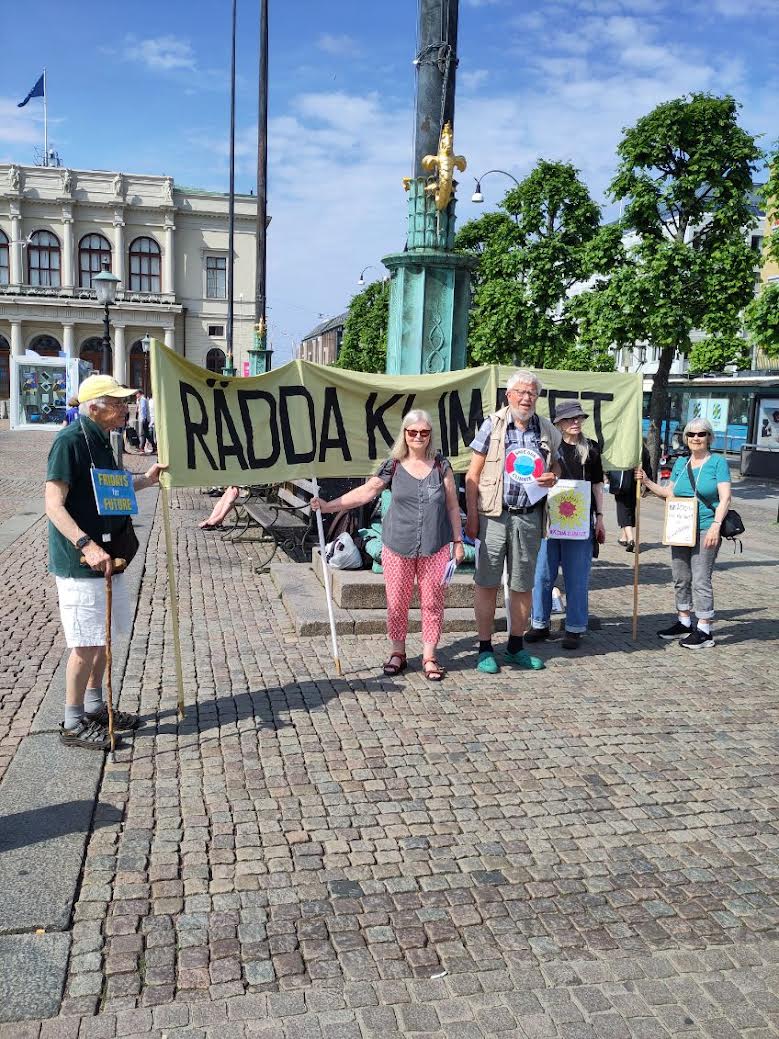 #FridaysForFuture i Göteborg på Gustaf Adolfs torg den 31 maj. @FFF_goteborg