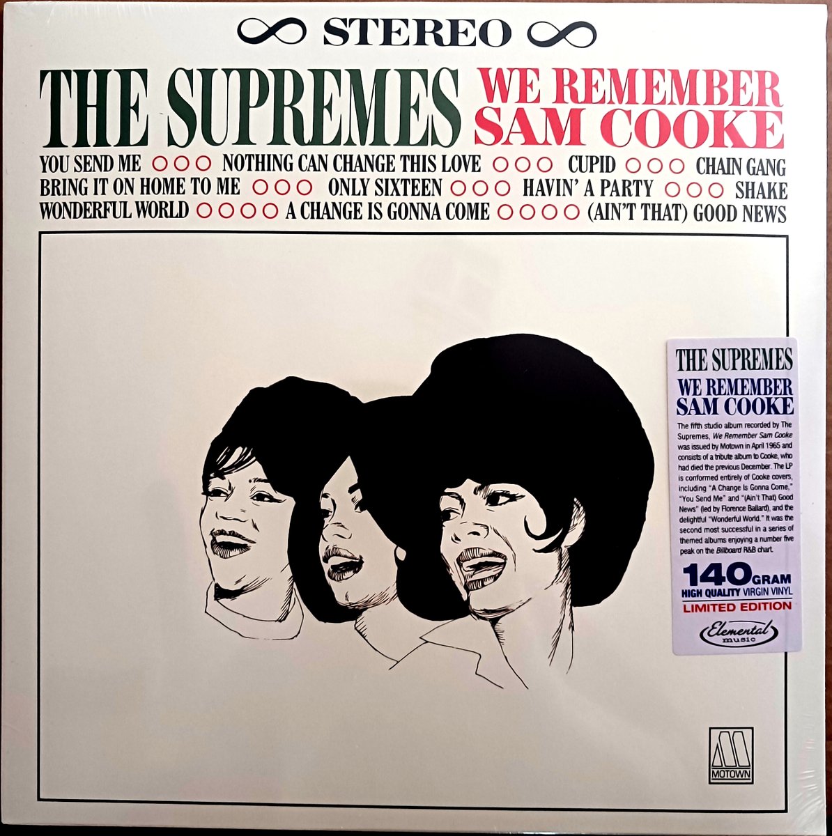 Earlier this month, picked up the latest reissue of the Supremes "We Remember Sam Cooke" album.  It came out May 10th.
