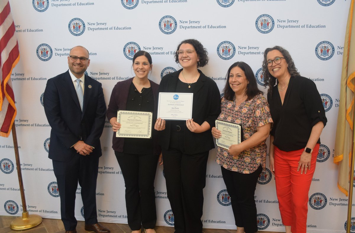 New Jersey Department of Education (@newjerseydoe) on Twitter photo Acting Commissioner Kevin Dehmer & staff from <a href="/NewJerseyDOE/">New Jersey Department of Education</a> celebrated the Distinguished Clinical Intern & Cooperating Teacher Awards <a href="/KeanUniversity/">Kean University</a>. 2024 NJ State Teacher of the Year Joe Nappi gave the keynote speech to the 270 attendees. Congratulations to all the awardees! Acting Commissioner Kevin Dehmer & staff from <a href="/NewJerseyDOE/">New Jersey Department of Education</a> celebrated the Distinguished Clinical Intern & Cooperating Teacher Awards <a href="/KeanUniversity/">Kean University</a>. 2024 NJ State Teacher of the Year Joe Nappi gave the keynote speech to the 270 attendees. Congratulations to all the awardees!