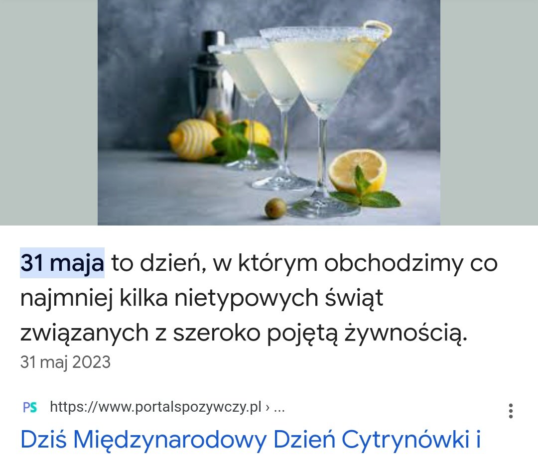 ej a wiedzieliście że obchodzimy dziś Międzynarodowy Dzień Cytrynówki?