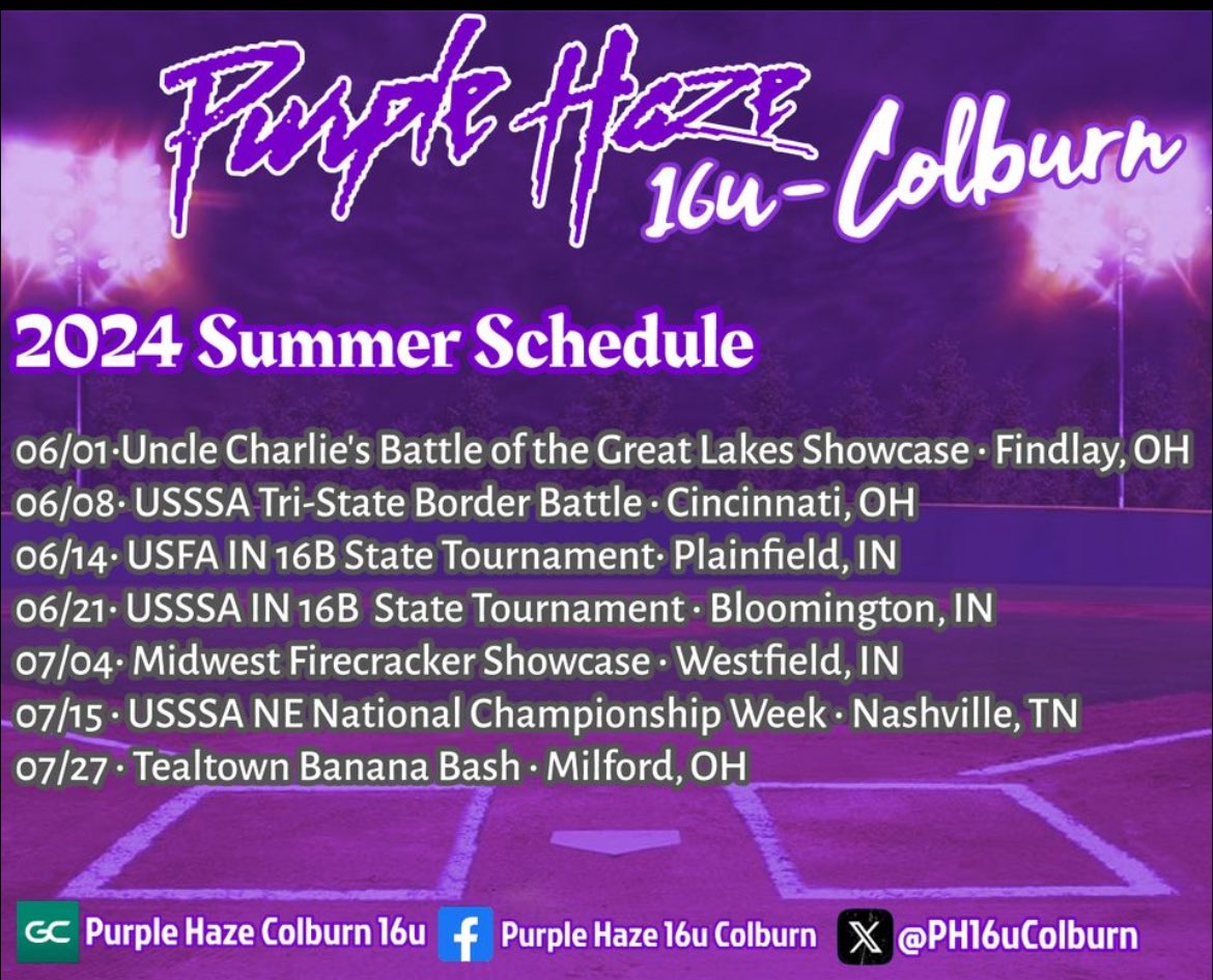 garrettopal16's tweet photo. Finally back to travel ball with my team😁. Come check us out at any of these tournaments @BallState @BUPilotsSB @IWUWildcats @PH16UColburn https://t.co/OO6SWetjSU