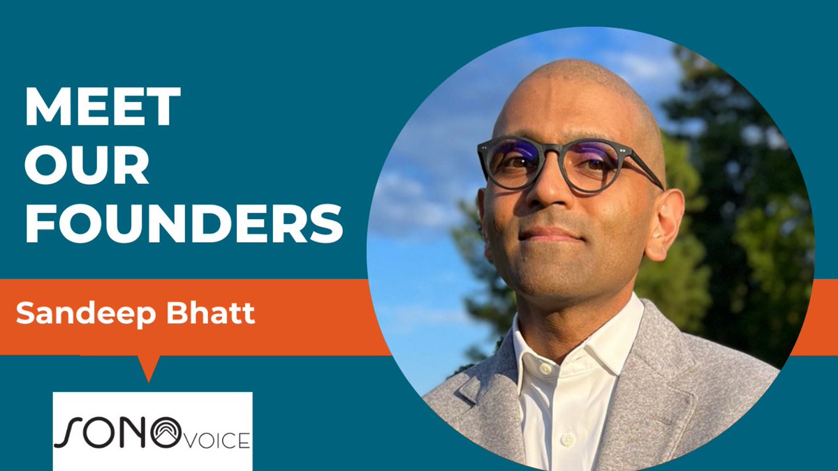 Did you know there are 45 million vocal athletes in America? 🎤🎶 #FounderFriday These include teachers, lawyers, clergy, and singers who rely on their voices for their livelihood. Our 2023 #MICRO grantee, Sandeep Bhatt (sonovoice.co), supports these voice athletes