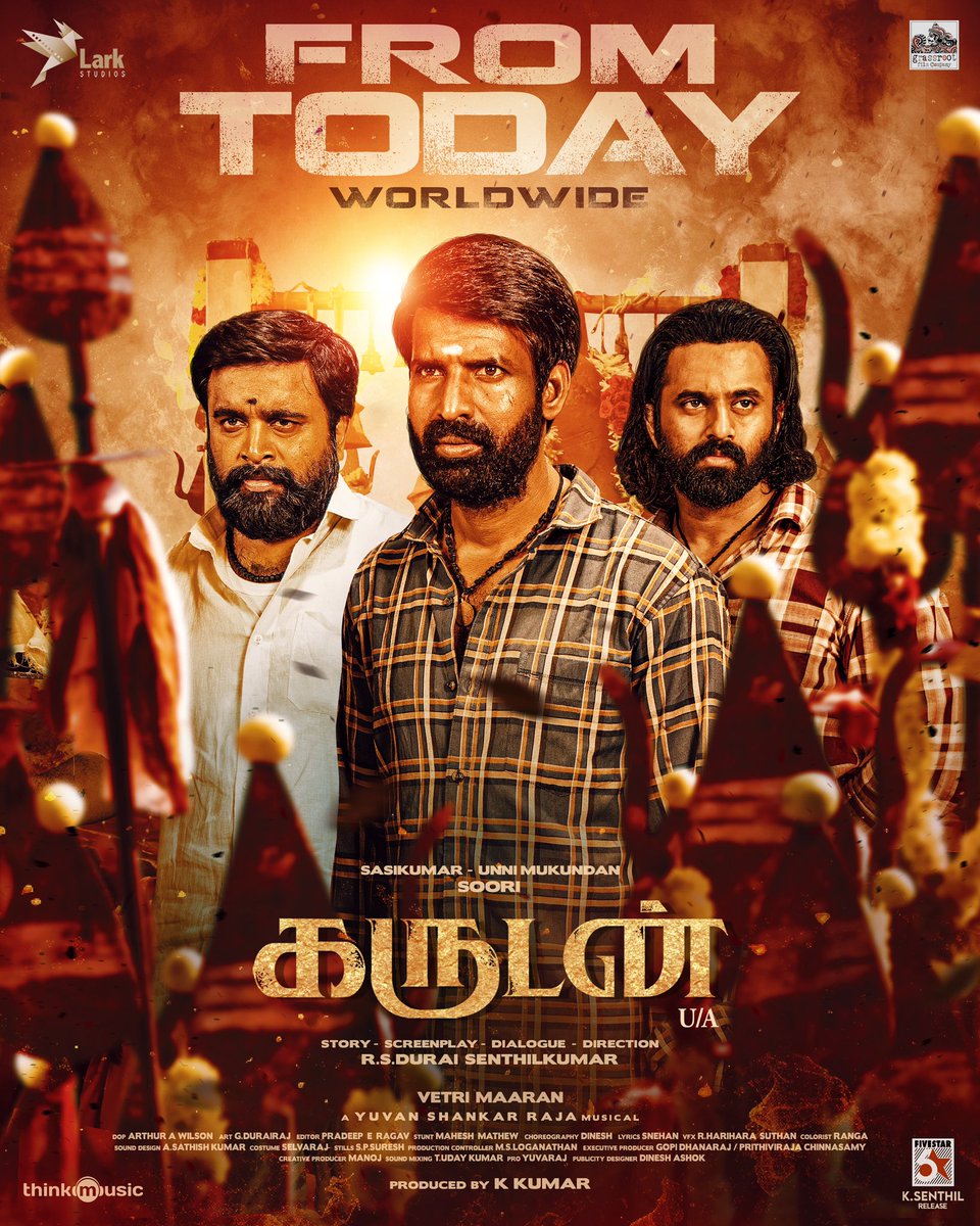 Spotlight_off_'s tweet photo. #Garudan Positive Reports 👍
#Soori #Sasikumar #UnniMukundan
#DuraiSenthilKumar
#YuvanShankarRaja https://t.co/dSOYtkautn
