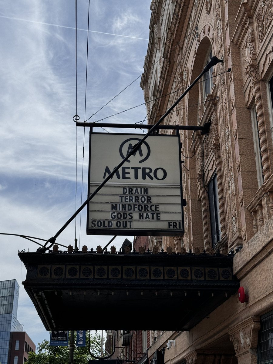GodsHate818's tweet image. CHICAGO VIOLENCE

SOLD OUT AT THE METRO TONIGHT