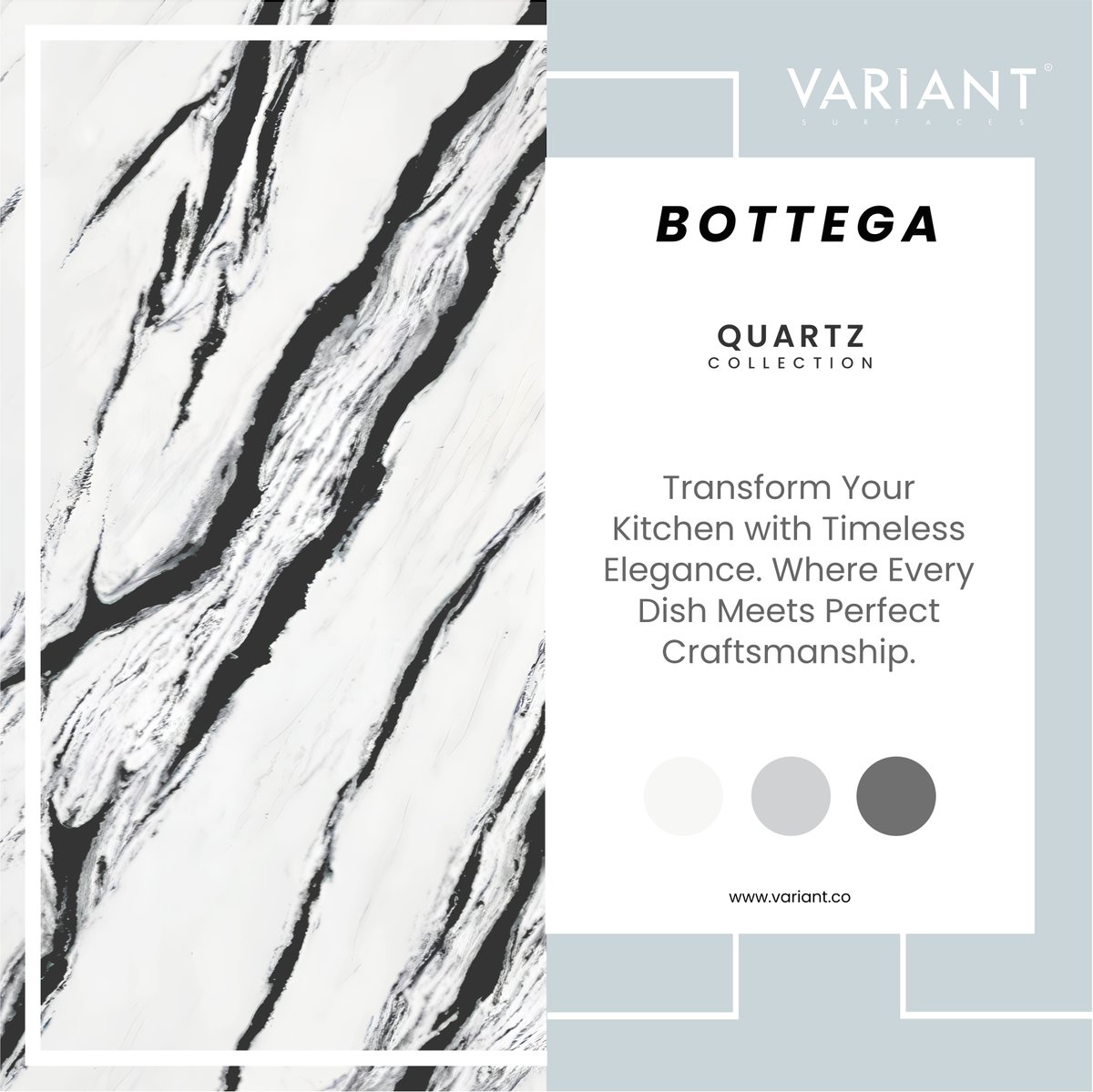 surfaces76660's tweet image. Transform your #livingspaces with Bottega #Quartz by #VariantSurfaces . Combining exquisite beauty with unrivaled durability, these #countertops are designed to inspire and last. Perfect for any #home looking for both style and resilience.

#engineeredstone #kitchencountertops