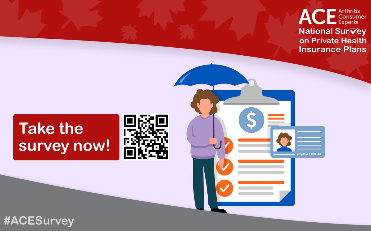 JointHealth (@acejointhealth) on Twitter photo What is your experience getting your private health insurance plan to pay for your arthritis treatment & care? Take this #ACESurvey to let us know: surveymonkey.com/r/ACESurveyPri…
<a href="/ArthritisSoc/">Arthritis Society Canada</a> <a href="/Arthritis_ARC/">Arthritis Research Canada</a> <a href="/CAPA_Arthritis/">CAPA</a> <a href="/SclerodermaCAN/">Scleroderma Canada</a> <a href="/LupusCanada/">Lupus Canada</a> <a href="/ORAexec/">Ontario Rheumatology</a> <a href="/CRASCRRheum/">CRA SCR</a> <a href="/RheumAb/">Alberta Rheumatology</a> What is your experience getting your private health insurance plan to pay for your arthritis treatment & care? Take this #ACESurvey to let us know: surveymonkey.com/r/ACESurveyPri…
<a href="/ArthritisSoc/">Arthritis Society Canada</a> <a href="/Arthritis_ARC/">Arthritis Research Canada</a> <a href="/CAPA_Arthritis/">CAPA</a> <a href="/SclerodermaCAN/">Scleroderma Canada</a> <a href="/LupusCanada/">Lupus Canada</a> <a href="/ORAexec/">Ontario Rheumatology</a> <a href="/CRASCRRheum/">CRA SCR</a> <a href="/RheumAb/">Alberta Rheumatology</a>