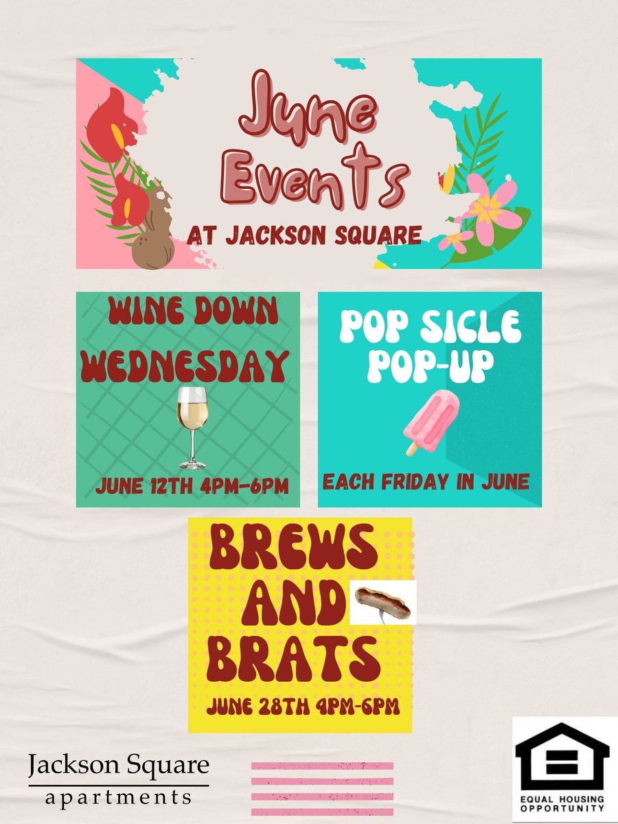 JacksonSquareGA's tweet image. Summer fun LOADING....at Jackson Square! Be sure to save the dates!