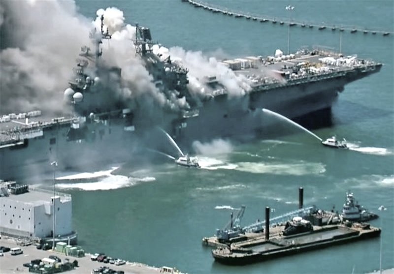 واردالان
انباء عن تضرر مايقارب 5طائرات 
على 
الحاملة المستهدفة إيزنهاور اليوم من
قبل القوات المسلحة اليمنية 🚀🔥