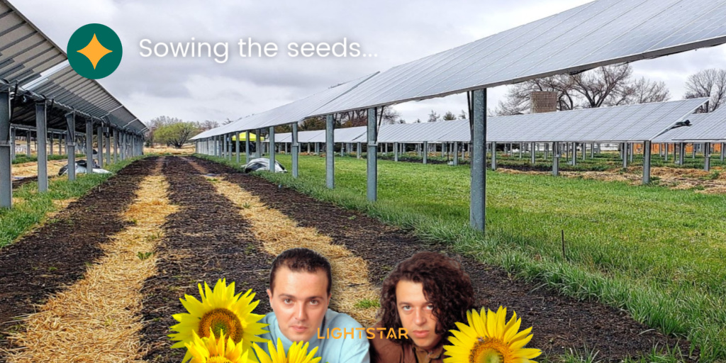 The #NREL website puts it: “Beneath solar panels, the seeds of opportunity sprout.” So we're sowing the seeds, the birds and the bees...beneath solar arrays.  Consider #agrivoltaics and #solar for your land, hubs.la/Q02yFvT80, while listening: hubs.la/Q02yFTbg0