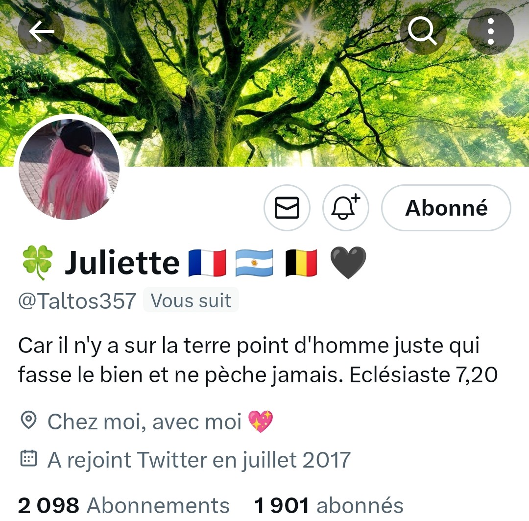 INFO🚨Mes amis abonnés😉 Ainsi que l'équipe #JambonBeurre 🇨🇵 Notre amie @Taltos357 👍 Aurait besoin d'un petit coup de pouce pour grossir sa TL!🥳 Et ainsi lui donner plus de visibilité! Merci de vous abonner à elle !🙏 Et n'oubliez pas!😉 Tous ensemble nous sommes plus