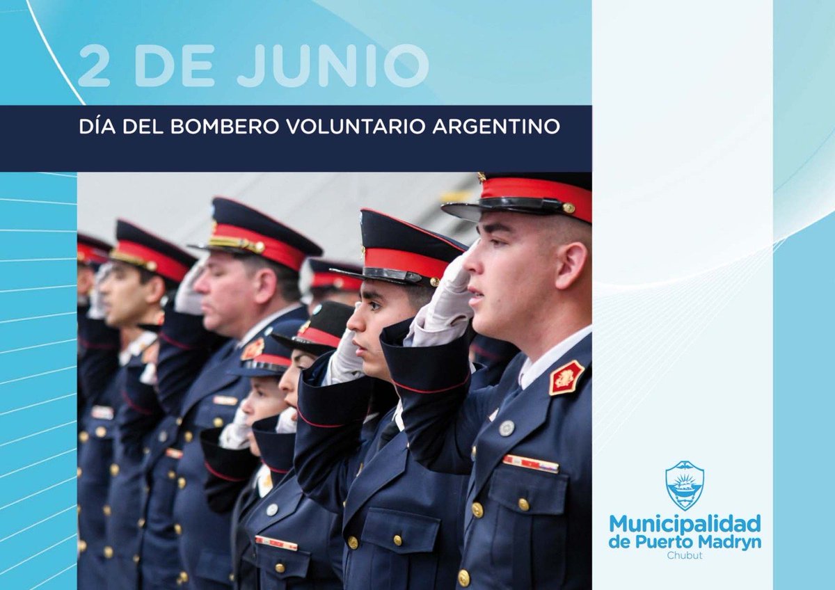 Gus_Sastre's tweet photo. En esta jornada tan especial, en el que se conmemora el Día del Bombero Voluntario Argentino, saludamos y agradecemos por el trabajo que realizan a cada uno de ellos, en especial al equipo de @BomberosMadryn. https://t.co/ndpGIk7Cxj