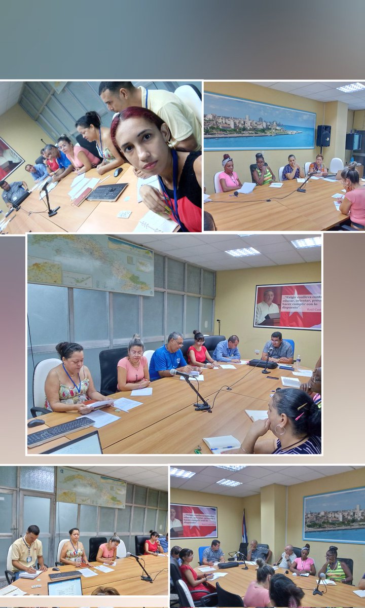 Se realiza en la mañana el Comité de Control de la empresa Nacional Asegem donde participan todos los directores de dicha entidad.
#GenteQueSuma #JuntosSomosInvencibles 
<a href="/BetsyDazVelzqu2/">Betsy Díaz Velázquez</a> <a href="/GrupoAlimentos/">Grupo de Alimentos</a> <a href="/MincinCuba/">Comercio Cuba</a> <a href="/lara_coba/">Dennys Lara Coba</a> <a href="/Pupo_Asegem/">Pupo Asegem</a>