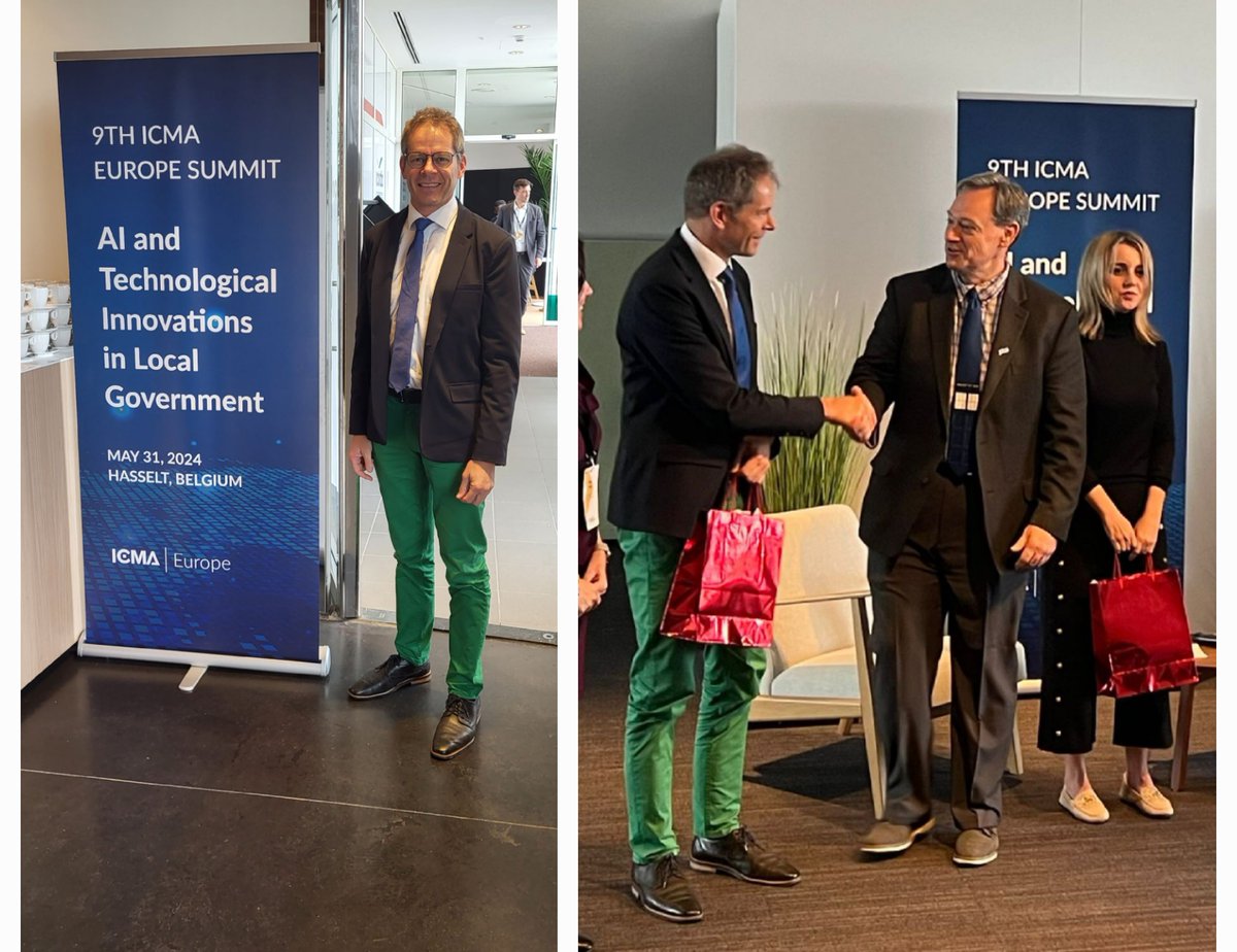 Honored to speak at the #ICMASummit in Hasselt on AI &amp; tech in local governance.
Key points:
- Responsible AI for communities 🤖
- Bridging the digital divide 🌐
- Human-centered smart cities 🏙️
- Privacy &amp; data security 🔐
- New international AI treaty 🌍
coe.int/en/web/congres…