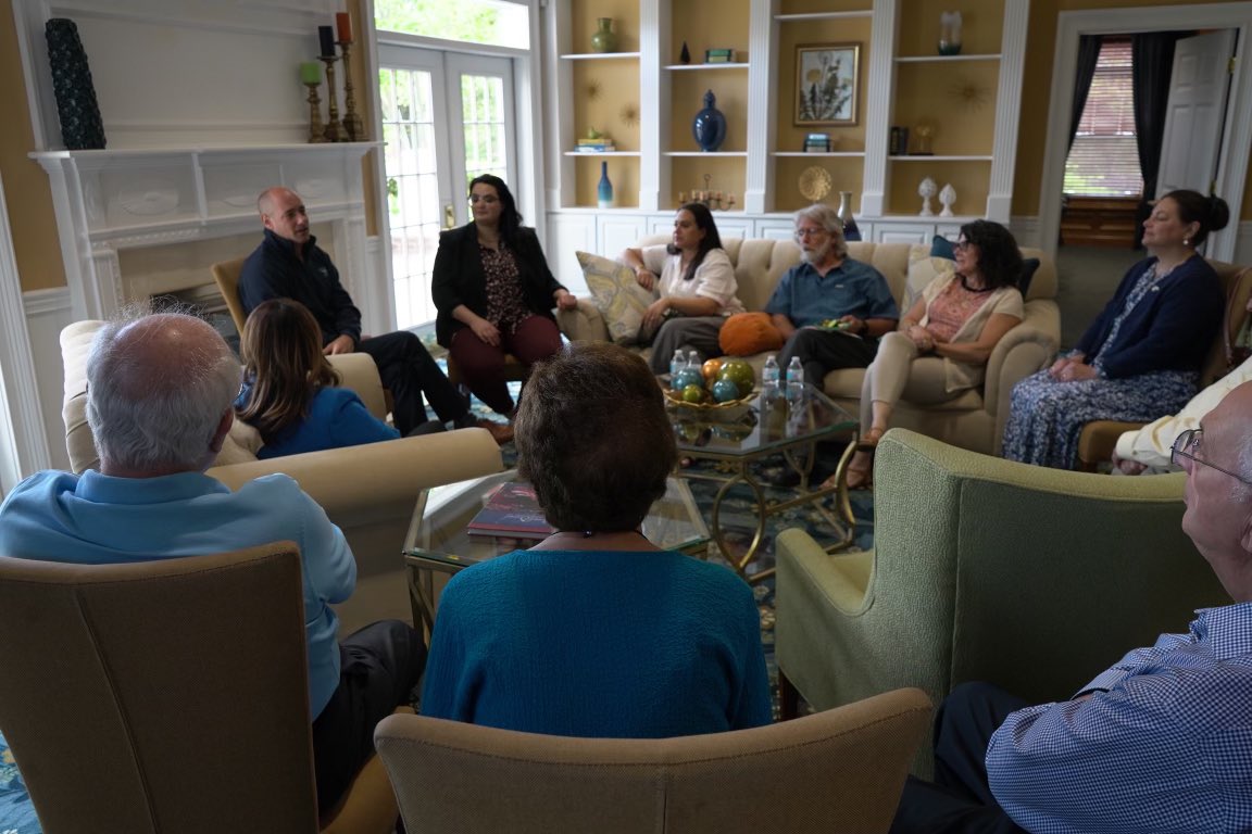 We met with <a href="/OHIOHillel/">Hillel at Ohio U</a> alumni to discuss antisemitism and strategies to better protect students on campus. 

Grateful for their efforts to support a safe, inclusive atmosphere on campus.