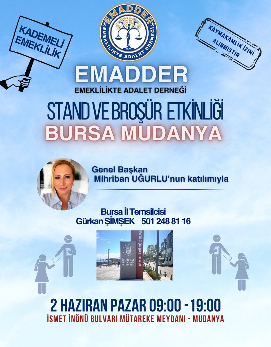 mihribanugurluu's tweet photo. Emadder çok büyük bir rekor haftasına hazırlanıyor. Bu Pazar sahada sokakta hak verilmez alınır diyeceğiz. ‼️

Çünkü @EmadDernegi Hak verilmez alınır diyerek mücadele edenlerin derneğidir‼️

Çünkü @EmadDernegi lafla değil icraat ile yürür‼️

@EmadDernegi Genel Başkanı olarak bu Pazar İstanbul-Bursa-Mudanya-İstanbul arası mekik dokuyacağım ve sahada mücadele eden onlarca ilimizin gücüm yettiğince her hafta yanlarında olacağım. 

Masa başı süs başkanı değilim ben stantta sahada mücadelenin tam içindeyim her zaman‼️

@EmadDernegi 11 ilde sahada olacak bu hafta tüm etkinliklerimiz için aşağıdaki videoyu gururla onurla sunuyorum. 

Yokuşta akmayan ter inişte göz yaşı olur‼️

#KademeEmekMitingineHazır