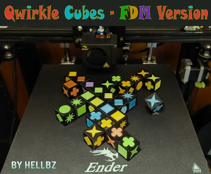 HellBz's tweet image. K2-PLUS

expectations: Easier and more practical bed leveling compared to the K1 series, compared with lightning Speed

I Like to print the full Raindow and other Stuff, 
like my FDM-Edition from Qwirkle-Cubes
crealitycloud.com/model-detail/6…

#crealityk2plus @Creality3dP
@CrealityCloud