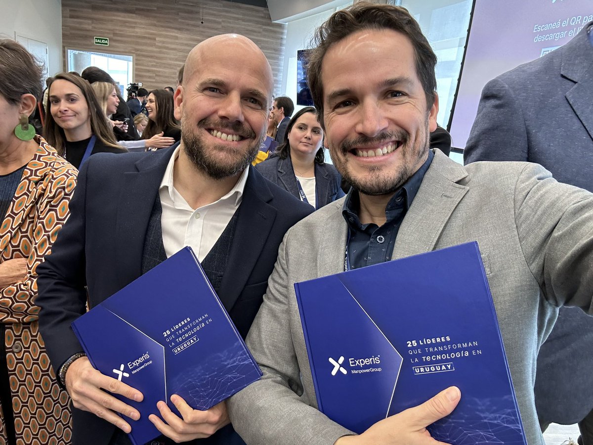 draix's tweet image. Felicitaciones a @ManpowerGroupUy y @ExperisUru  por el gran trabajo de difusión y socialización de los casos de éxito en tecnología que tenemos en la industria Uruguaya. 

Muchas gracias por habernos invitado a participar del libro “25 Líderes que transforman la tecnología en…