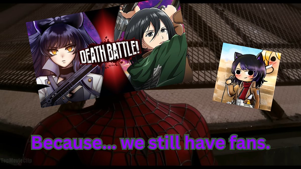 #DEATHBATTLE
This is apparently how Dark Matt sees Blake VS Mikasa