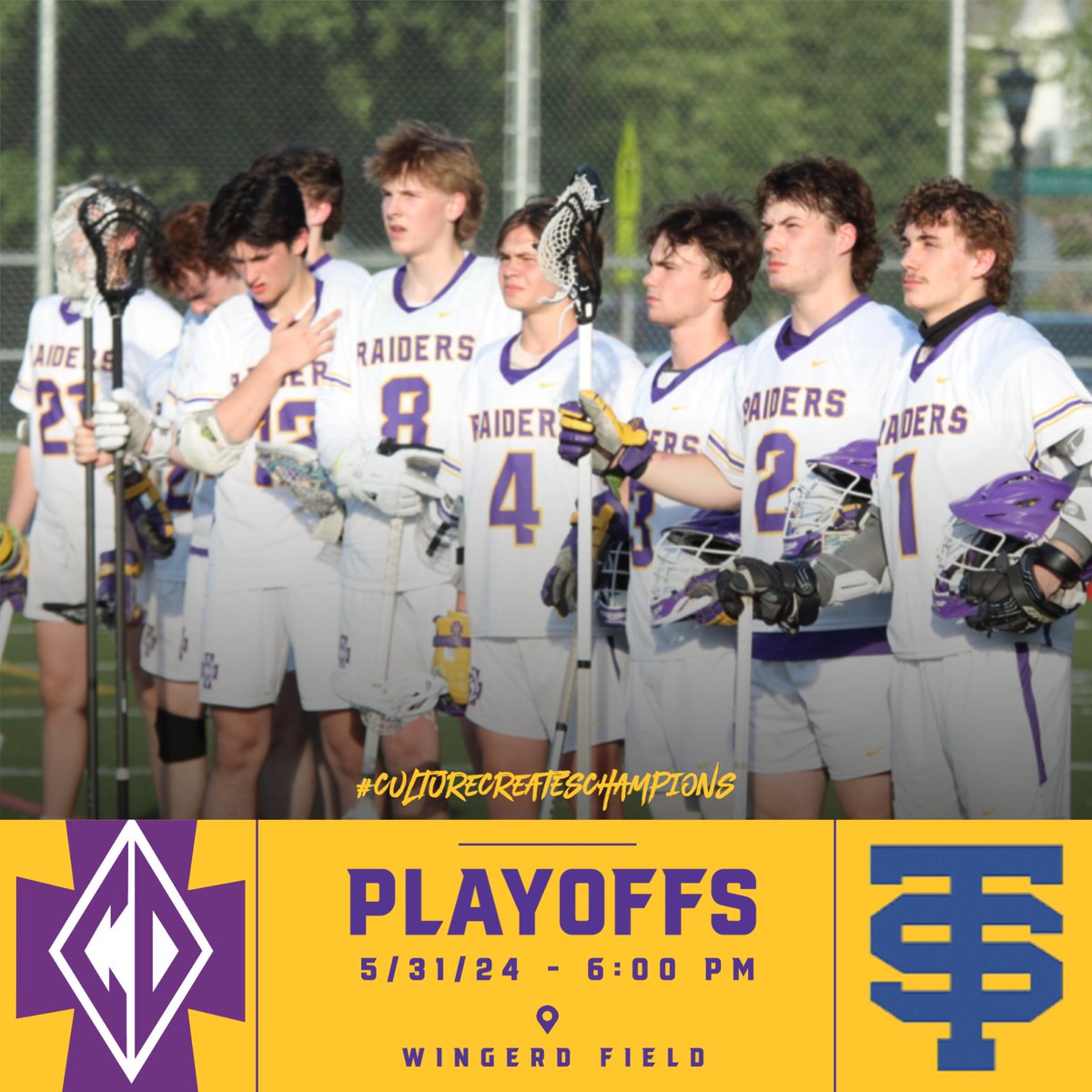 <a href="/CDH_Raiders_lax/">CDH Raiders Lacrosse</a>  will open up the sectional playoffs tonight at home vs. St.Thomas Academy. Game time is 6PM