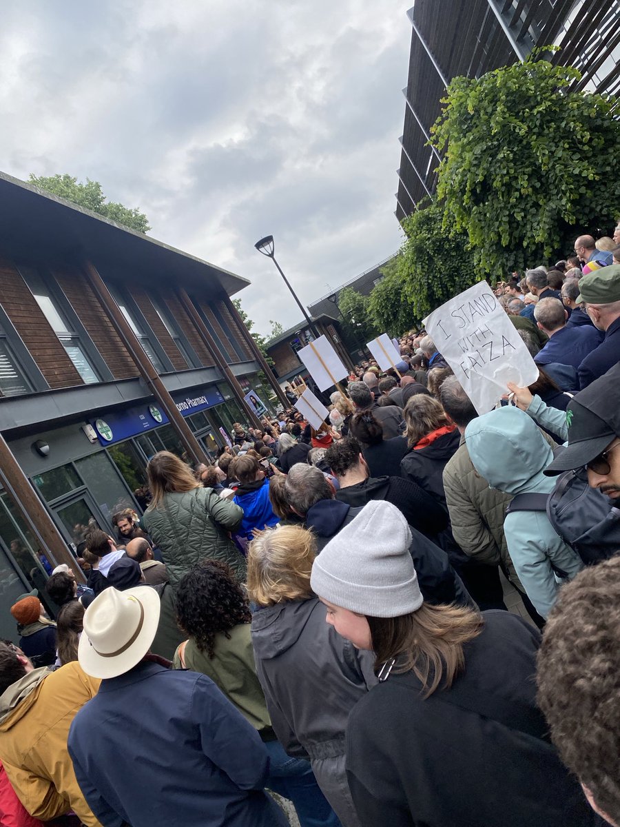 ‘It’s about community, it’s about solidarity, it’s about equality’

Massive turnout and very vocal crowd for ⁦@faizashaheen⁩ in Highams Park. This isn’t going away