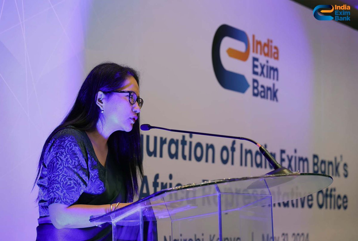 Department of Financial Services, Ministry of Finance, Government of India; H.E. Ms. Namgya C. Khampa, High Commissioner of India to Kenya; and Ms. Harsha Bangari, Managing Director, India Exim Bank.

@DFS_India @IndiainKenya
