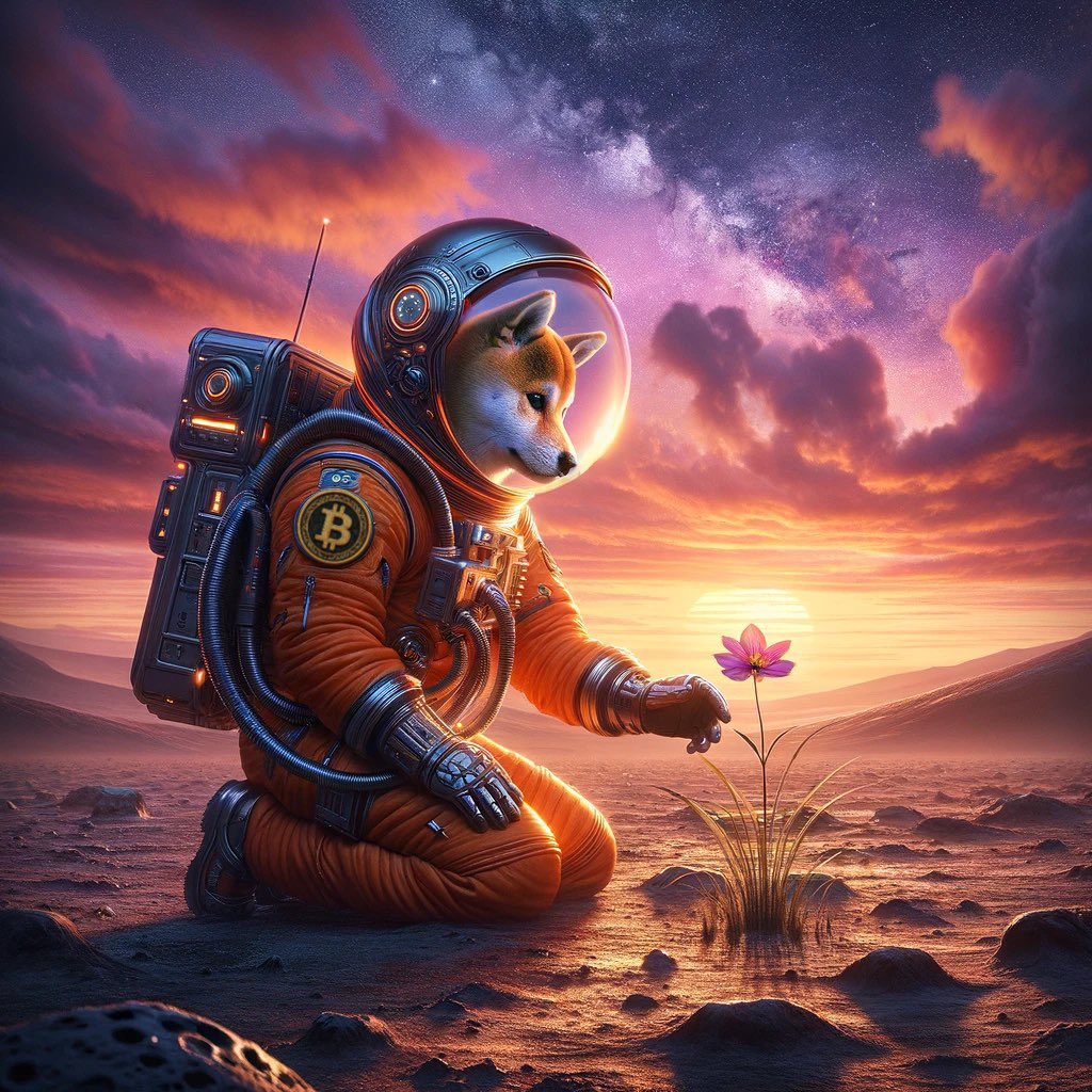 Gm $DOG fam!!

Day 3 of posting one AI art per day until @binance lists $DOG.

Inspired by @beeple, today’s piece captures the moment $DOG lands on the moon! 🌕🚀

Artwork Title: DOG•GO•TO•THE•MOON

This artwork symbolizes the @LeonidasNFT $DOG mission to reach the moon,