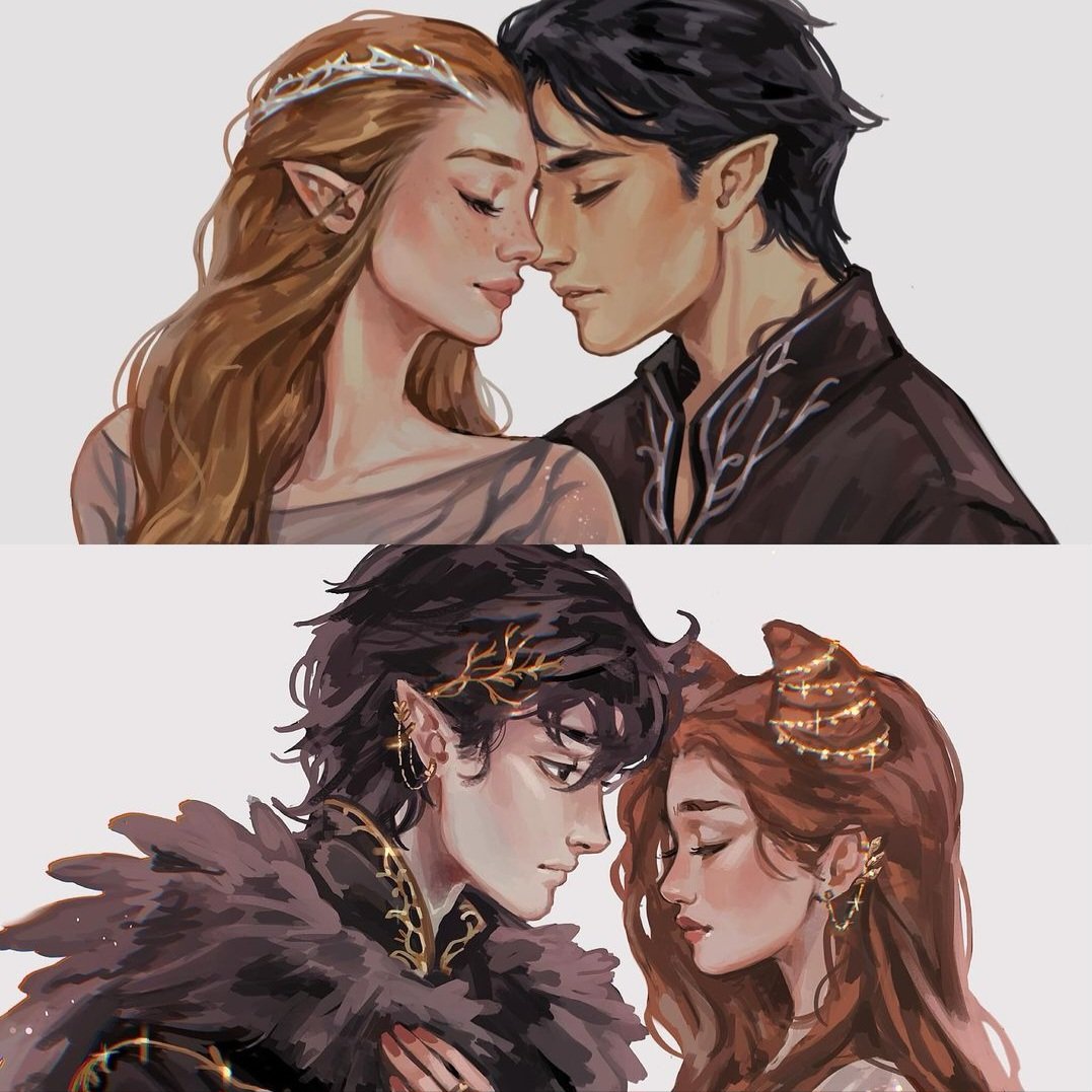 Best fantasy couples and i'm not going to debate this with anyone. 💖

🎨 @/asayris