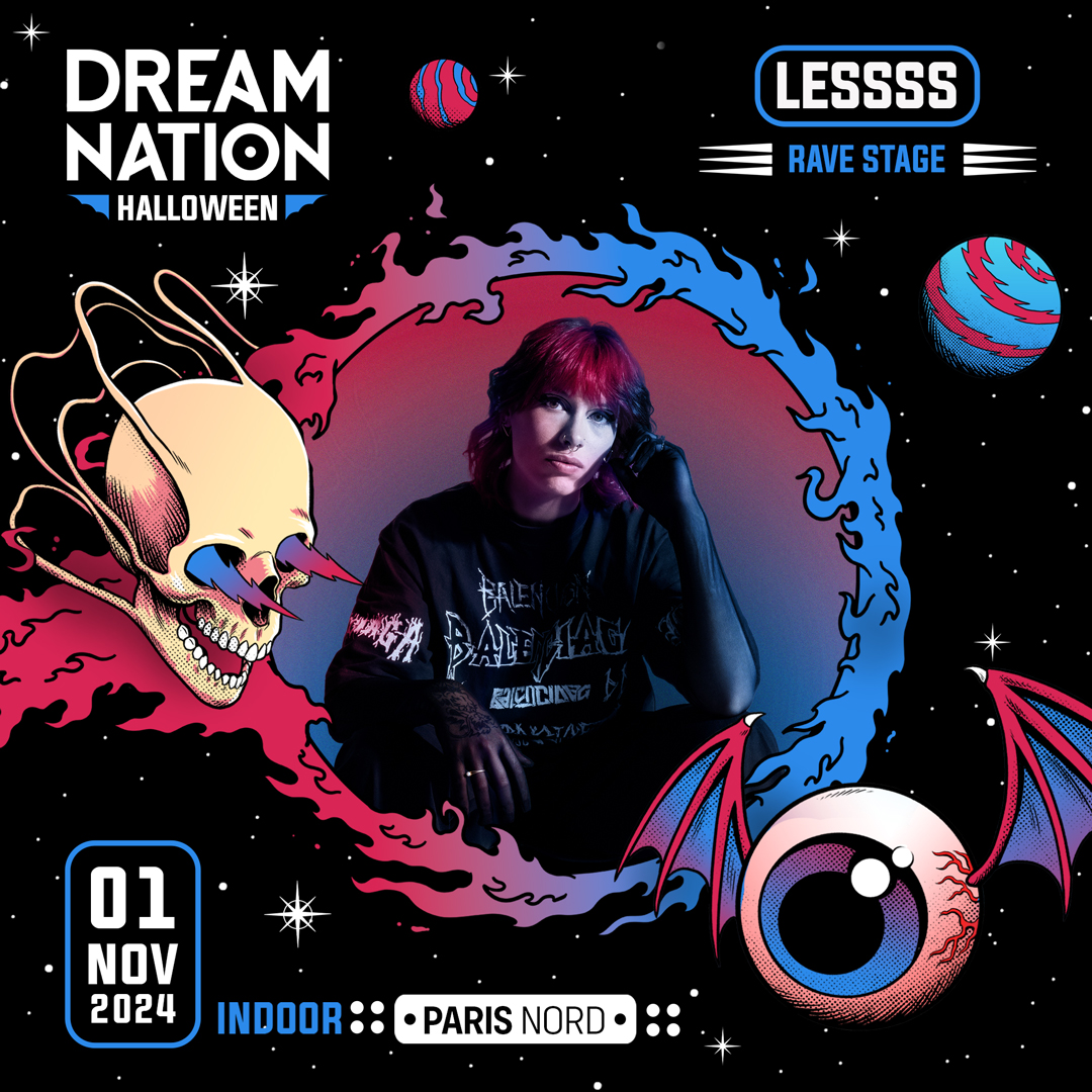♦️ LESSSS ♦️
Plongez dans l’univers tumultueux de <a href="/LESSSSDJ/">LESSSS</a>, l’étoile montante de la scène #Techno 🌟 Cette hard girl fait sensation à chaque passage avec ses sets incandescents et ses beats de folie ❤️‍🔥 
➡ Early Ticket : bit.ly/DN24-Tickets
➡ Event : bit.ly/DN24-Event