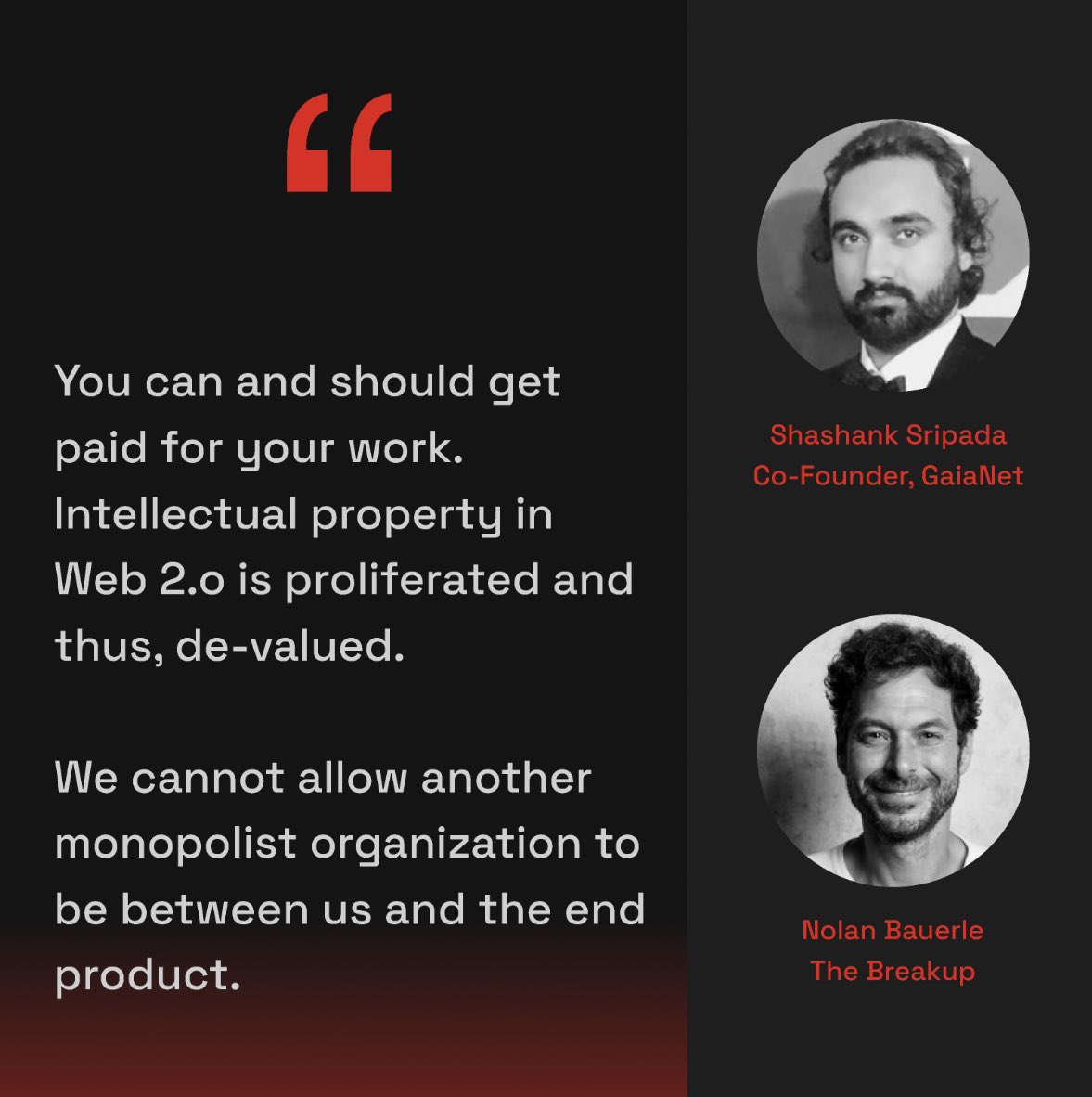 Gaianet_AI's tweet photo. @DJohnstonEC @ErikVorrhes @mishadavinci @ArthurB @nlw @caseykcaruso @pakman @jrdothoughts @LexSokolin Gaia’s very own Co-Founder had lots to say about the unique offerings of #DeAI at #Consensus2024 with @countbtc. 

Stay tuned for a more-in-depth look at his perspective! https://t.co/6SowlYWIgW