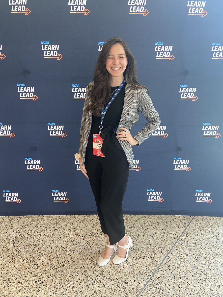 CassiePutman6's tweet photo. I am so humbled and grateful to be here at the NCAA Career in Sports Forum! It is amazing to hear so many insights from so many wonderful professionals and peers. 🤍

#NCAALearnLead #NCAACSF https://t.co/BjvTLMZrcq
