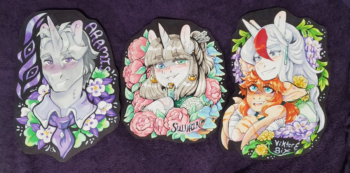 Ponified some of of my and <a href="/Amandyalmonds/">🌿Amandy🌿</a> charas :0