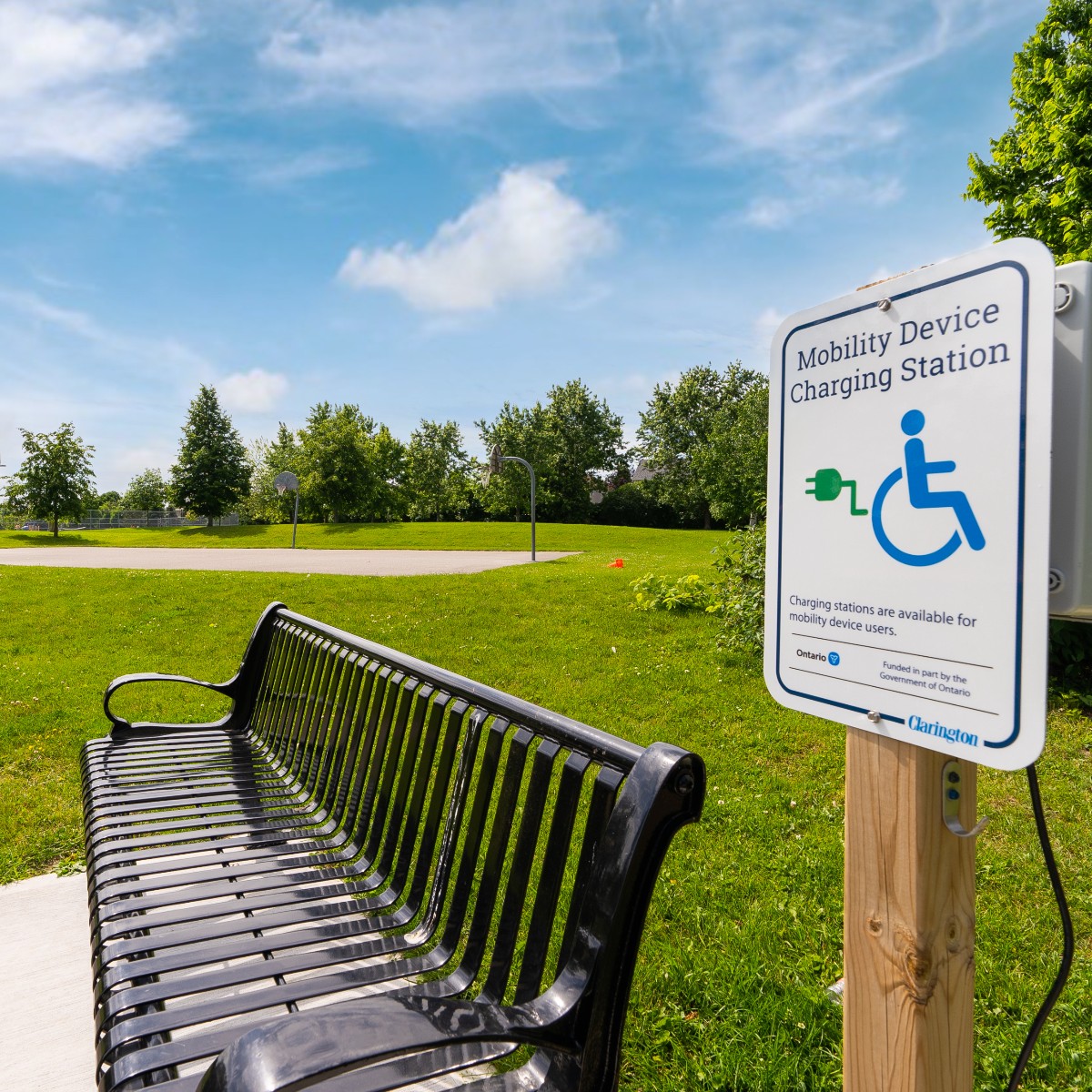 In an ongoing effort to make Clarington more accessible for all, mobility charging stations have been installed at 15 locations across the community. 🔌

Can you spot the location of any of these mobility charging stations? 👀👇

#NationalAccessAbilityWeek
